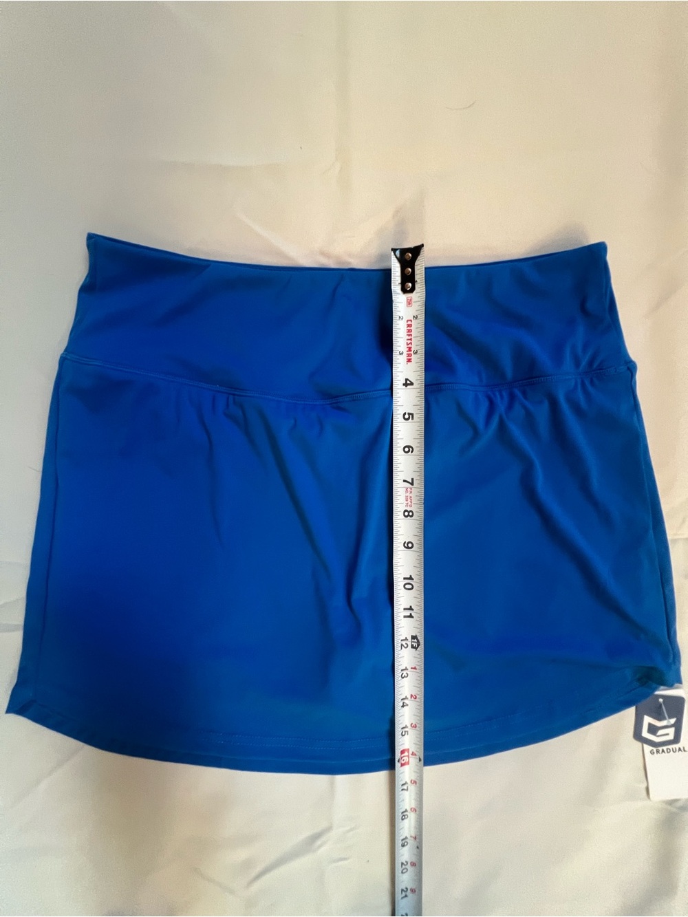 Women's Athletic Mini Skort XL in Bright Blue NWT G Gradual